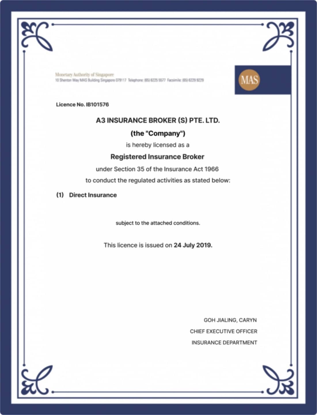 License illustration